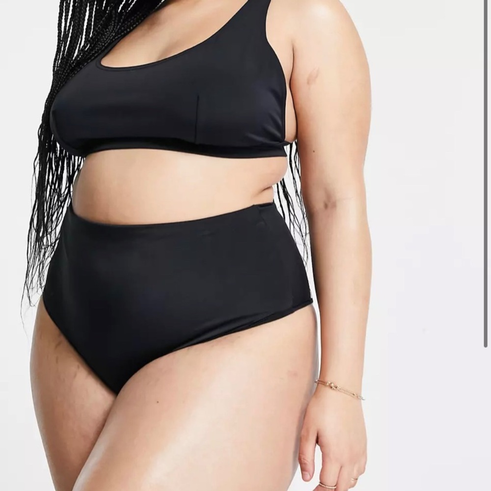 High waisted bikini bottoms